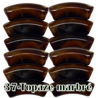 37-Topaz marbré 8MM/12MM