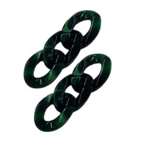 40- Vert marbré / Maillons de chaines - 23MM