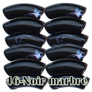 46-Noir marbré 8MM/12MM