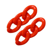 57- Orange fluo glossy / Maillons de chaines - 23MM