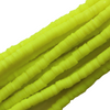 74-Jaune fluo Heishi 4mm