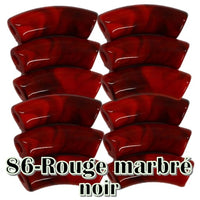 86-Rouge marbré noir 12MM