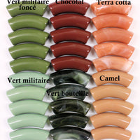 Camaieu 1- Lot mixte Chocolat/vert 12MM