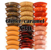 Camaieu 8- Lot mixte Glitter/caramel 12MM