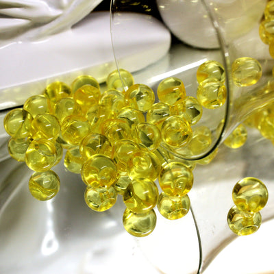 4- Citron/ Bubble beads - 13MM