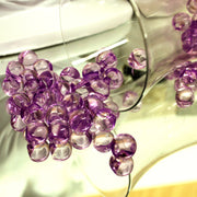 9- Mauve/ Bubble beads - 13MM